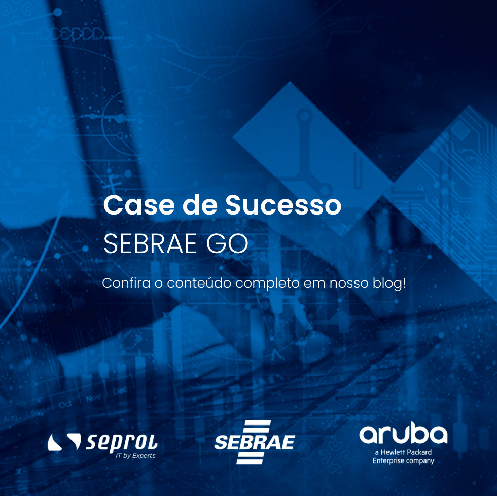 Case de sucesso sobre a implementação de rede sem fio segura e eficiente para o SEBRAE-GO, disponível no blog.