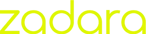 Logotipo da Zadara em letras estilizadas, representando a identidade da empresa.